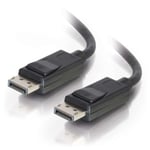 C2G 54404 DisplayPort Cable with Latches M/M - Digital Audio Video, Black (25 Feet, 7.62 Meters)