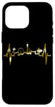 Coque pour iPhone 16 Pro Max Las Vegas Silhouette Battement Coeur J'adore Las Vegas