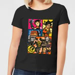 T-Shirt Femme Comic Strip Star Wars Rebels - Noir - M - Noir