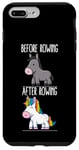 Coque pour iPhone 7 Plus/8 Plus Avant et après Rowing Unicorn Rower