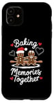 iPhone 11 Baking Memories Together Cute Couples Gingerbread Lovers Case