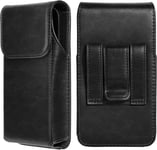 Étui De Ceinture Pochette Téléphone Holster, Vertical Ceinture Holster Étui Cuir Boucle Coque, Pochette Ceinture Smartphone Cuir Pour Smartphones De 6,1 Pouces Iphone Xr 11 12 13 14 15