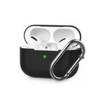 AdvancedAccessories AirPods Pro Silicone Case w/Carabiner Clip - Black