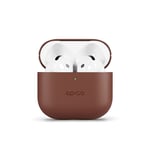 Epico AirPods (4. Gen.) Deksel i Ekte Skinn - Brun