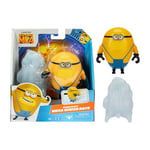 DESPICABLE ME 4 Figurine Minion Dave, Figurine d'action Qui Comprend Un Accessoire Unique du Minion de Mon méchant préféré, Taille 10 cm, âge 3 Ans, célèbre (MN404010)