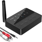 Dual Link Wireless Audio Adapter Bluetooth 5.3 Transmitter Receiver  TV