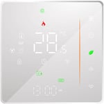 Contrôleur de température de thermostat intelligent 2.4GHz WiFi hebdomadaire programmable prend en charge le contrôle tactile/application