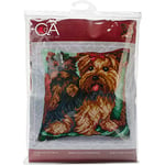 Collection D'Art 5214 Chien dans Fauteuil Kit de Coussin Gros Trous Coton Multicolore 50 x 45 x 0,1 cm