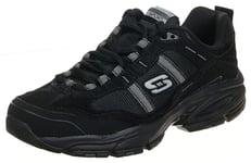 Skechers Men's Vigor 2.0 Trait Sneaker, Black, 9 UK X-Wide