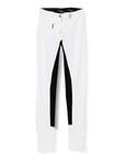 HKM Pantalon d'équitation pour homme Basic belmtex Grip basanes 3/4, Blanc - Blanc/Noir, Femme 36