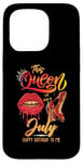 iPhone 15 Pro Womens This QUEEN Was Born In July Happy Birthday Case