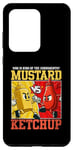 Coque pour Galaxy S20 Ultra Graphique de combat moutarde contre ketchup King of the Condiments