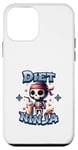 Coque pour iPhone 12 mini Cute Diet Ninja Shake Protéiné Squelette Ninja