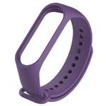 Xiaomi Mi Smart Band 4 klockarmband i silikon - Lila