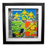 Teenage Mutant Ninja Turtles Wood Frame 3D Shadow Box Wall Art 14 x 14 Inches