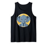 Adorable Baby Elephant Cute Elephant Tank Top