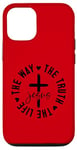 iPhone 12/12 Pro The way. The truth. The life. Jesus. Christian God love. Case