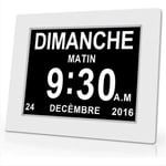 Treetalk - Horloge calendrier numérique One Piece 7 pouces avec date et heure, horloge Alzheimer pour parents, machine de rappel de