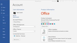 Microsoft Office Pro Plus 2021 - 1 user PC
