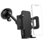 Compact ventouse Support de téléphone portable pour voiture pivotant à 360° 45 - 90 mm X589872 - Hama