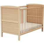 AT4 - Lit bébé évolutif avec matelas ESSENTIEL 60 x 120 cm en bois