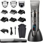 Professional  Hair  Clipper  Cordless  Clippers  Hair  Trimmer  Beard  Trimmer