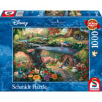 Disney Alice In Wonderland Thomas Kinkade Pussel 1000 bitar Schmidt