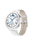 Watch GT 3 Pro 43mm Classic - Ceramic Case with White Leather Strap