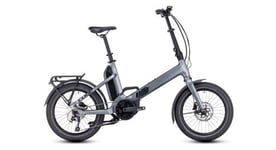 Velo pliant electrique cube fold sport hybrid 500 shimano tiagra 10v 500 wh 20   gris flash 2023