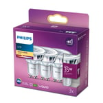 Philips LED Classic Spot - GU10 - 3.5 W - 255 Lumen - 3 stk.