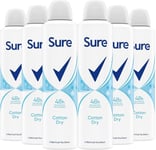 Sure Women 48h Cotton Ultra Dry Anti-Perspirant Deodorant Spray x 300ml x 6 Pack