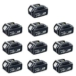 Pack de 10 Batteries 18V Li-ION LXT 3.0 Ah avec indicateur de Charge BL1830B MAKITA