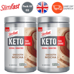 Slimfast Keto Fuel Shake Combines Smooth Mocha Coffee Flavours 350g Pack Of 1-6