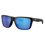 Costa Broadbill II Matte Black - Blue Mirror 580G