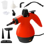 Multipurpose Steam Cleaner Handheld Steamer W/ 9-piece Accessories for Home Car