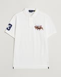 Polo Ralph Lauren Custom Slim Fit Match Club Polo White