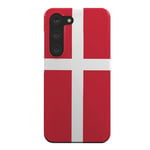 EIDERWOOD Samsung Galaxy S23 Hard Plast Deksel - Danmarks Flagg