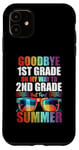 Coque pour iPhone 11 Adieu la 1re année de remise des diplômes à la 2e année d'été