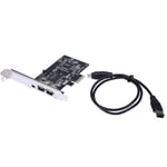 PCI-E 1X to 16X 1394 DV Video PC Capture Expansion Card with 6Pin to 4Pin3059