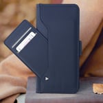 Avizar Case for Galaxy S24 Ultra with external card holder, Dark Blue