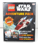 Lego Star Wars Adventure Pack 3 Books + A-Wing Lego Model & 500 Stickers