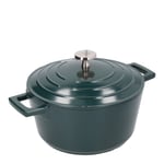 MasterClass - Cast Aluminium gryte 2,5L 21 cm hunter green