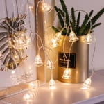 Led Wind Chimes Lights String Lights, Christmas Blinkande White 2 meters 10 lights