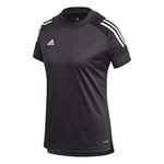 adidas Condivo 20 Training Jersey Maillot d'entraînement Femme Black/White FR: XL (Taille Fabricant: XL)