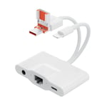 Ethernet-adapter med USB-C, Lightning, USB och MicroUSB – Allt-i-ett-lösning för snabb anslutning