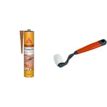 Sika - Mastic-colle souple - Sikaflex-155 Fixotuile Purform, Terre cuite - Pour la réparation & NESPOLI Roulette de colleur polyamide