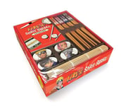 Coffret - Naruto - Coffret Soirée Sushis Baguettes Natte Bambou Livre Recettes