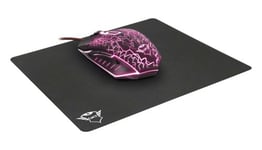 Souris Gaming Noir + Tapis de souris Noir Trust GXT 783