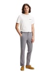 Dockers Smart 360 Flex Alpha Slim Homme Pantalons, Burma Grey, 38W / 34L