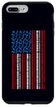 Coque pour iPhone 7 Plus/8 Plus Clavier électrique drapeau américain 4 juillet pour homme et femme